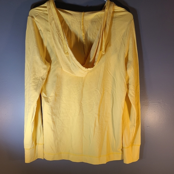 Danskin Now yellow and white Hoodie - Picture 4 of 4